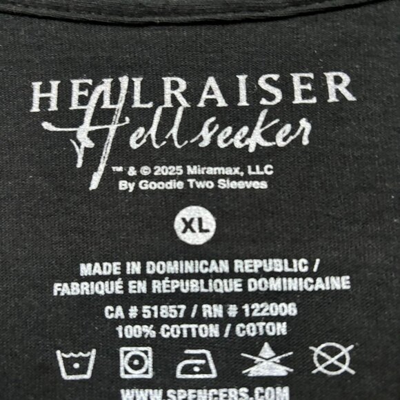 Hellraiser Hellseeker Evil Deadly Immortal Pinhead T-Shirt Size Extra Large - Picture 4 of 4